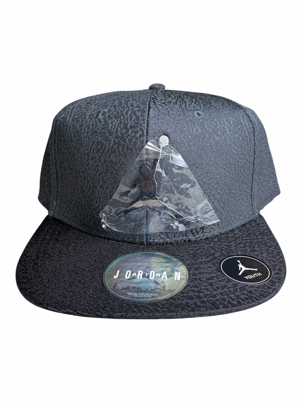 Jordan Jumpman Elephant Print Boys Youth Snapback Hat Dark Gray